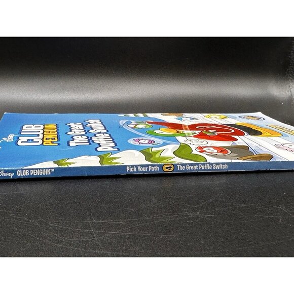 The Great Puffle Switch 4 Disney Club Penguin Pick Your Path Paperback Book GOOD - Picture 12 of 16